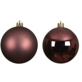 Novogodišnja dekoracija - hanging bauble set mix 6pcs 8cm 022818 - maroon - kmg ( 044438 )  Novogodišnja dekoracija - hanging bauble set mix 6pcs 8cm 022818 - maroon - kmg ( 044438 ) Slike