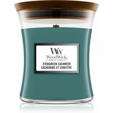 WoodWick Evergreen Cashmere dišeča sveča 275 g