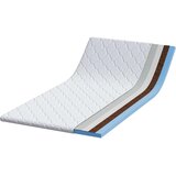  Kokosni nadmadrac Bijelo 140 x 190 cm Žakar tkanina | shoptok.hr