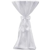 vidaXL bijeli stolnjak za stolove s vrpcom 80 cm 2 kom | shoptok.hr