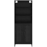  Highboard Crni hrast 69,5 x 34 x 180 cm Konstruirano drvo | shoptok.hr