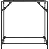  Stolić s prozirnom staklenom površinom 80x35x81 cm čelik | Eponuda.ba