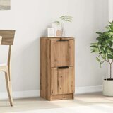 vidaXL Komoda artisian hrast 30x30x70 cm konstruiran les | Shoptok.si