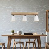 Nettlife Lesena viseča svetilka 3 Plameni Topla Bela Vintage Nastavljiva po višini Bela E27 MAX.25W, (22123023) | Shoptok.si