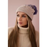 Kesi Cap with fleece Alice K248 beige+violet Cene