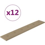  Zidne ploče od umjetne kože 12 kom cappuccina 90x15 cm 1 62 m² | shoptok.hr