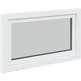 vidaXL Kletno okno "RISOR" 100x70 cm vrtljivo-nagibno DIN levo belo | Shoptok.si
