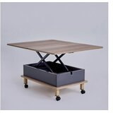 Hanah home Stol za dnevni boravak Nino 90x40x60 cm, Antracit | Eponuda.ba