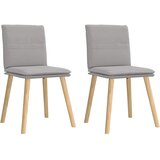 Maison Chic Jedilni stoli - Vzorci stoli 2 kosov siva blago A626, (22032506) | Shoptok.si