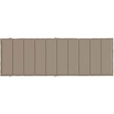  Jastuk za ležaljku smeđesivi 186x58x4 cm od tkanine Oxford | Eponuda.com