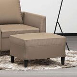  Tabure boja cappuccina 60 x 50 x 41 cm od umjetne kože | shoptok.hr