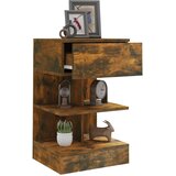  Noćni ormarići 2 kom boja dimljenog hrasta 40x35x65 cm drveni | shoptok.hr