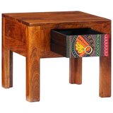 vidaXL Noćni ormarić 40x40x36 cm puno drvo bagrem | shoptok.hr