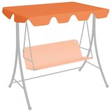 vidaXL Streha za vrtno gugalnico oranžna 188/168x110/145 cm Cene