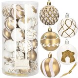 springos plastične kroglice za božično drevo 30 kosov set 6 cm božičnih kroglic zimski motivi dekoracija za božično zabavo poroko., (21638362) | Shoptok.si