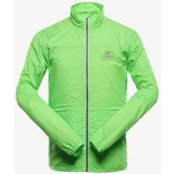 Alpine pro Light green men's jacket with impregnation Spin