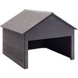 Garaža za kosilicu siva 80 x 80 x 70 cm WPC Cijene