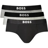 muške slip gaće trodijelni set bijele, sive i crne