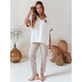 DStreet Bluzka damska oversize SHINE LOVE biała | shoptok.hr