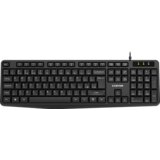 Canyon KB-1, Wired Keyboard, 104 keys, USB2.0, Black, cable length 1.5m, 443*145*24mm, 0.37kg, Adriatic | Eponuda.ba