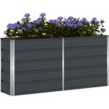 Cvetlično korito Antracit 160 x 40 x 75 cm Jeklo, (5000207366) | Shoptok.si