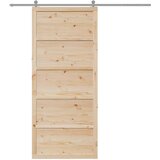  Vrata staje Prirodna 100 x 2,5 x 208 cm Masivna borovina | shoptok.hr