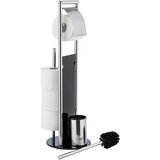 Wenko 24075800 - Set za WC RAVINA 20x707 cm nerđajući čelik/srebrna/crna | Eponuda.com
