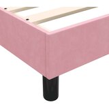 Box spring postelja z vzmetnico roza 160x210 cm žamet, (21829699) | Shoptok.si