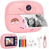 Dječija kamera sa printerom K80032GB micro sd kartica, pink