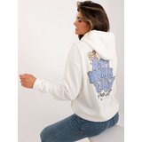 Fashion Hunters Ecru women's kangaroo sweatshirt SUBLEVEL | ePonuda.com