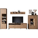Livetastic DNEVNI REGAL, antracit, barve hrasta Cene