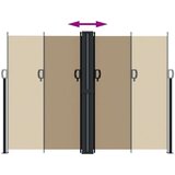  Bočna tenda na uvlačenje smeđesiva 180x1200 cm | shoptok.hr