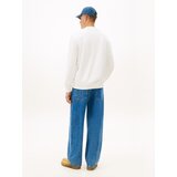 Tommy Jeans Sweater majica menta / svijetlo crvena / crna / bijela | shoptok.hr