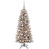  Umjetno božićno drvce s kuglicom 240 cm 300 LED lampica - Zelena i bijela 240 cm s LED-ima i ružičastim lopticama | shoptok.hr