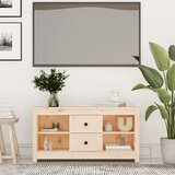 vidaXL TV ormarić 103 x 36,5 x 52 cm od masivne borovine Cijene