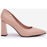 VINCEZA Elegant Heels On Block Heel | ePonuda.com