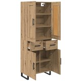  Highboard 2 kom. Umjetnički hrast 69,5 x 34 x 180 cm Slike