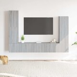  4-dijelni set TV ormarića sivog sonome konstruirano drvo | shoptok.hr