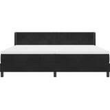  Krevet s opruga kutije s uzglavljem Crna 200 x 200 cm Baršun | shoptok.hr
