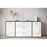 MID.YOU komoda bogota, antracit, bela | Shoptok.si
