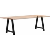  Noge za blagovaonski stol A-oblika 2 kom Crne 70 x (72-73) cm Čelik | shoptok.hr