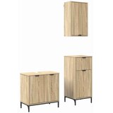  Set namještaja za kupaonicu s ladicama Zidne 3 pcs sonoma hrast | shoptok.hr