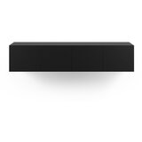 Marckeric Črna TV omarica 180x38x35 cm Daroca – | Shoptok.si
