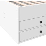 Dnevni krevet s ladicama bez madraca bijeli 90x190 cm | shoptok.hr