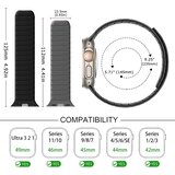 TASIKAR dvostranski magnetni silikonski pašček za Apple Watch 42–49 mm | Shoptok.si