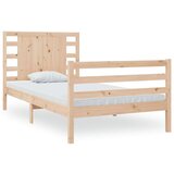  Posteljni okvir iz trdne borovine 90x200 cm, (21073563) | Shoptok.si