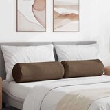  Valjkasti jastučići 2 pcs Smeđa Ø 25 x 70 cm tkanina | shoptok.hr