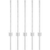  Stup za ogradu 5 pcs Srebrno 60 cm Čelik | Eponuda.com