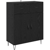  Highboard Crni hrast 69,5 x 34 x 180 cm Konstruirano drvo | shoptok.hr