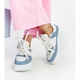 Gemre White-blue platform sneakers Szekeres | Shoptok.si